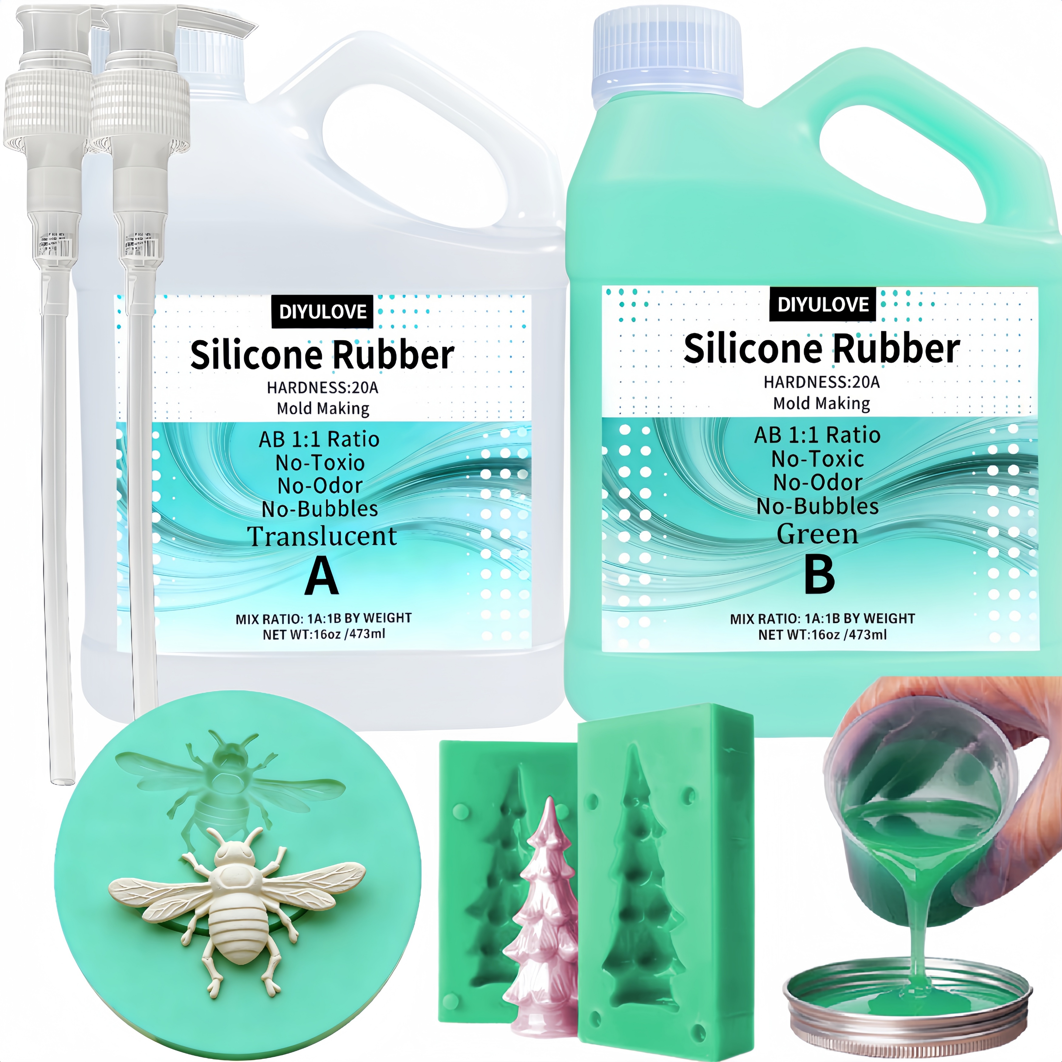 Candle Making Kits - Super Elastic 15A Liquid Silicone Rubber