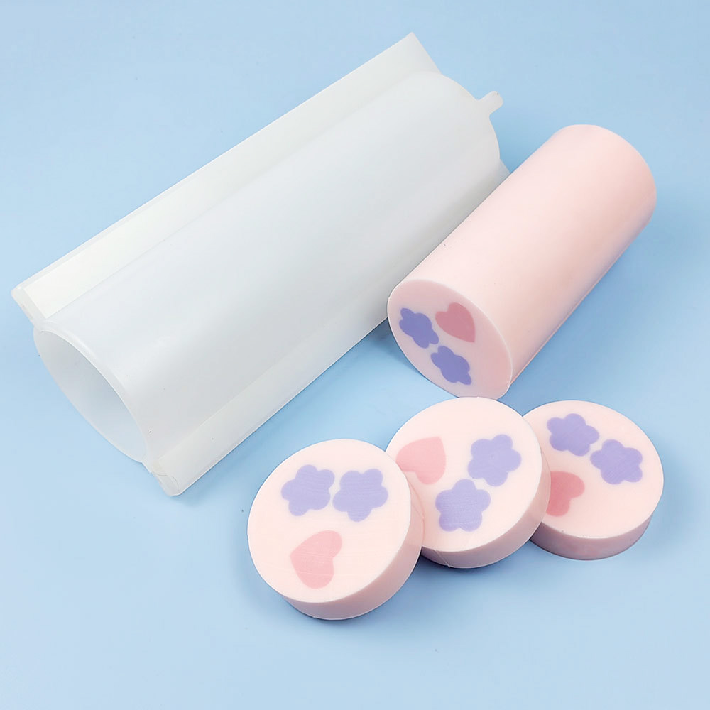 Candle Making Youtube - Big Cylinder Handmade Soap Mould 7.2cm