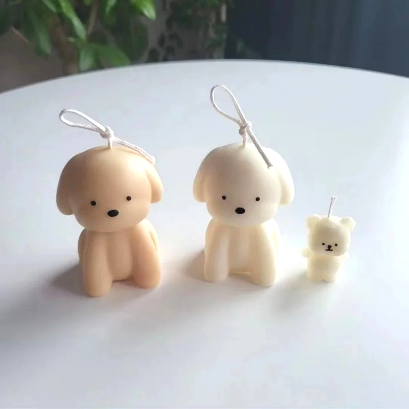 Candle Making Kits - 3D Puppy Scented Candle Silicone Mold