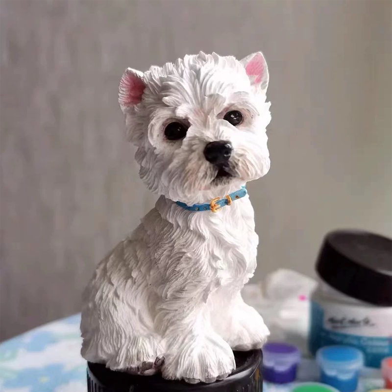 Candle Making Yorkshire - Cute Puppy Dog West Highland Terrier