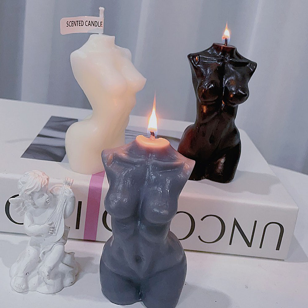 Candle Making Soy Wax - Female Torso Body Shape Scented Candle