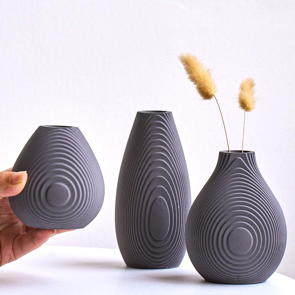 Candle Making Youtube - Ripples Vase Silicone Mold DIY Nordic