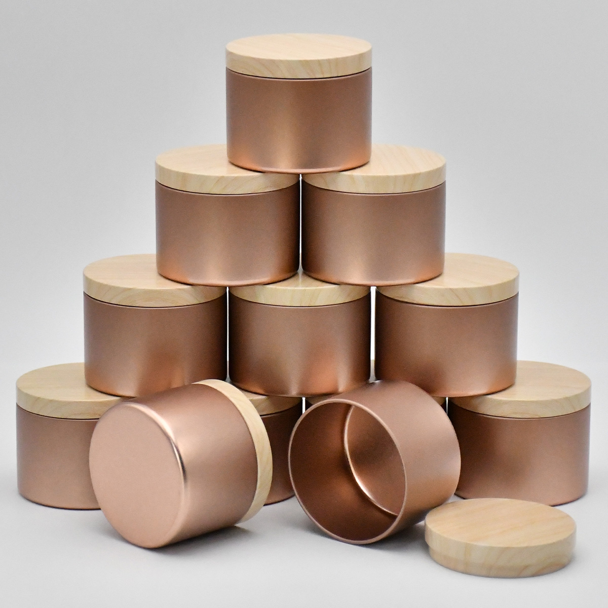 Candle Making Glass - 4oz/8oz 12pcs Candle Tins, Candle Containers