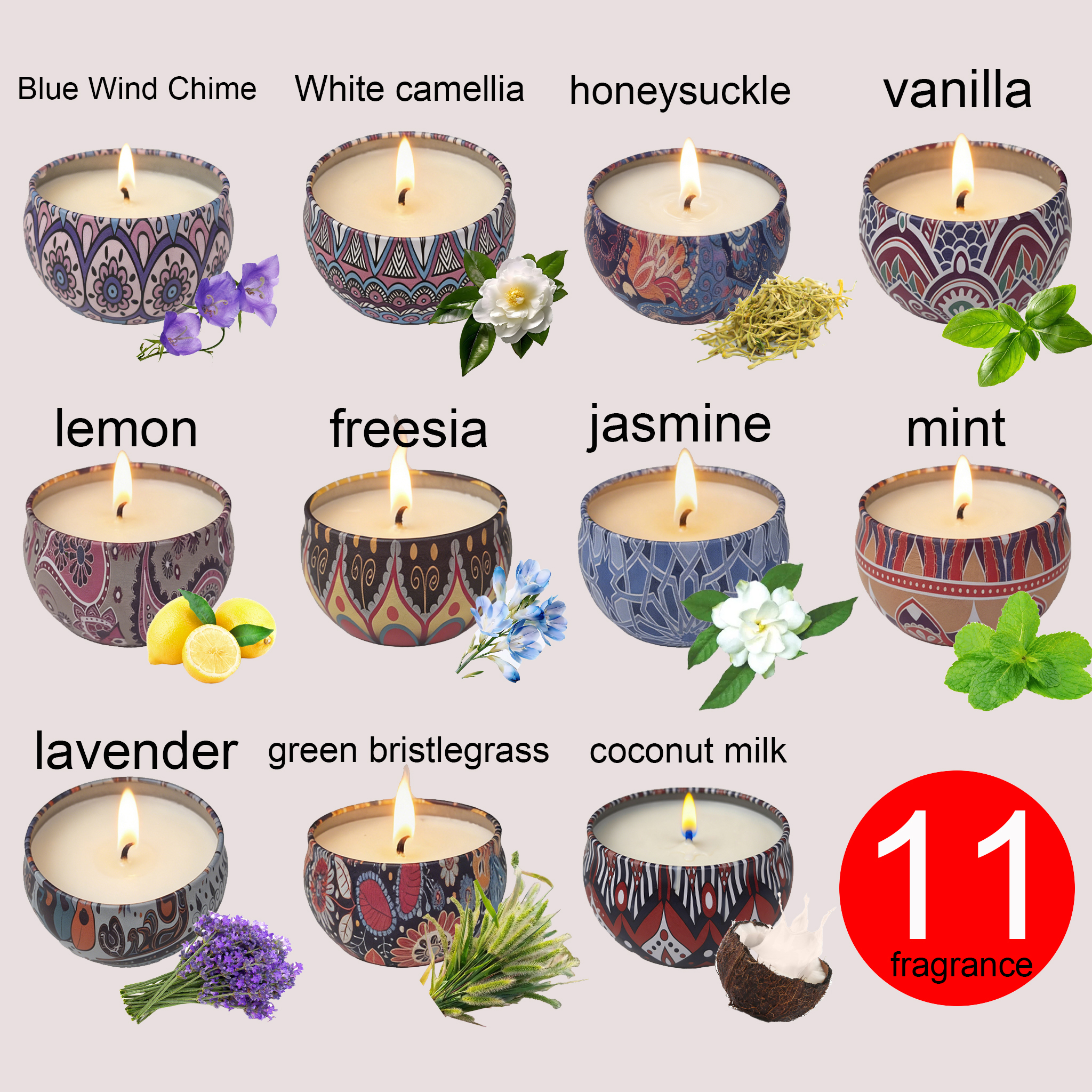 Candle Making Soy Wax - 1 Pack of Ham-Scented Aromatherapy Candles,