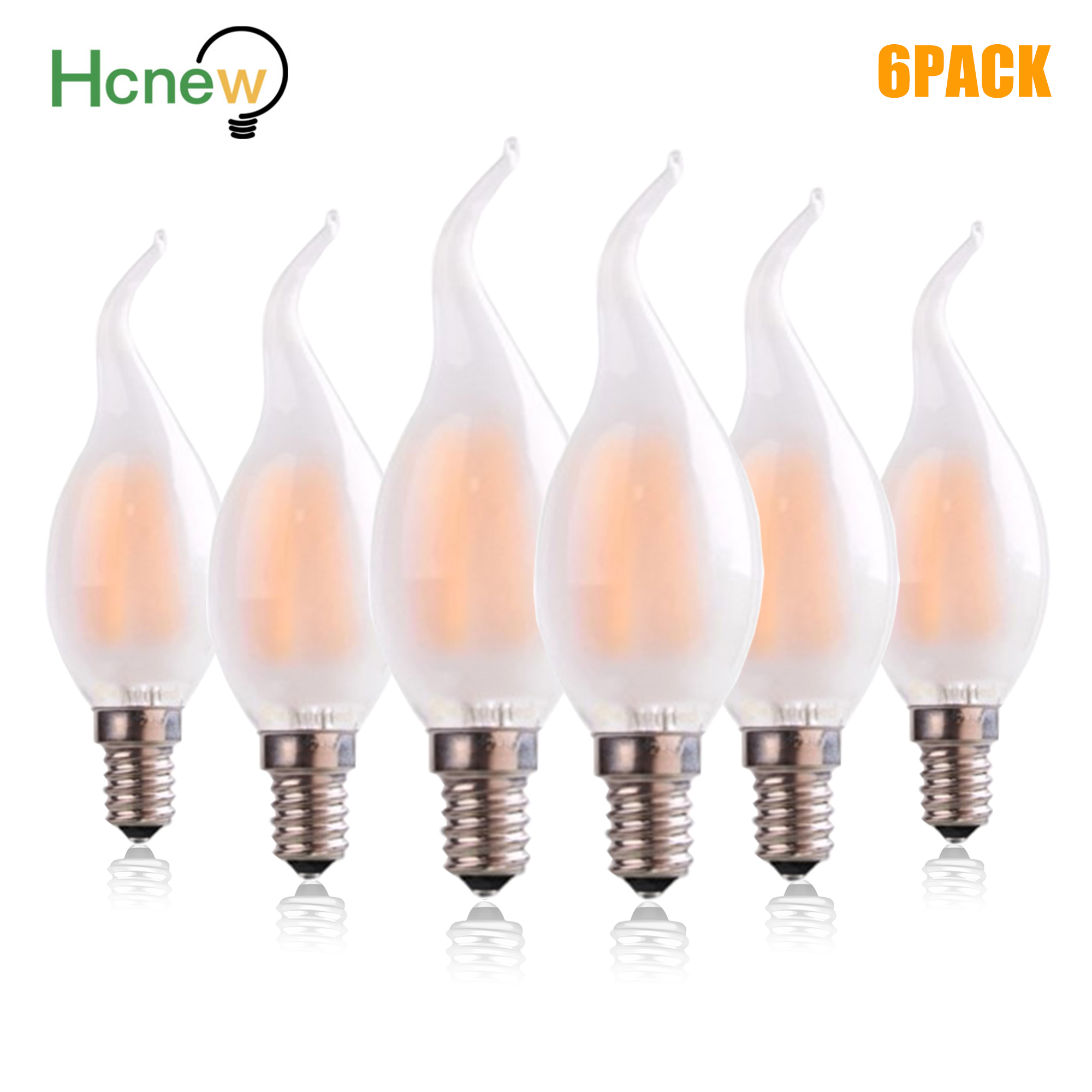 Candle Making Glass - 6PCS C35 Retro Candle Light Blubs
