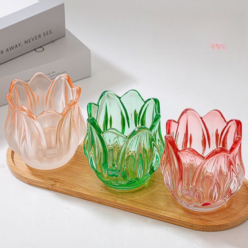 Glass Tulip Candle Cup, Atmosp - Candle Making Glass recension och pris