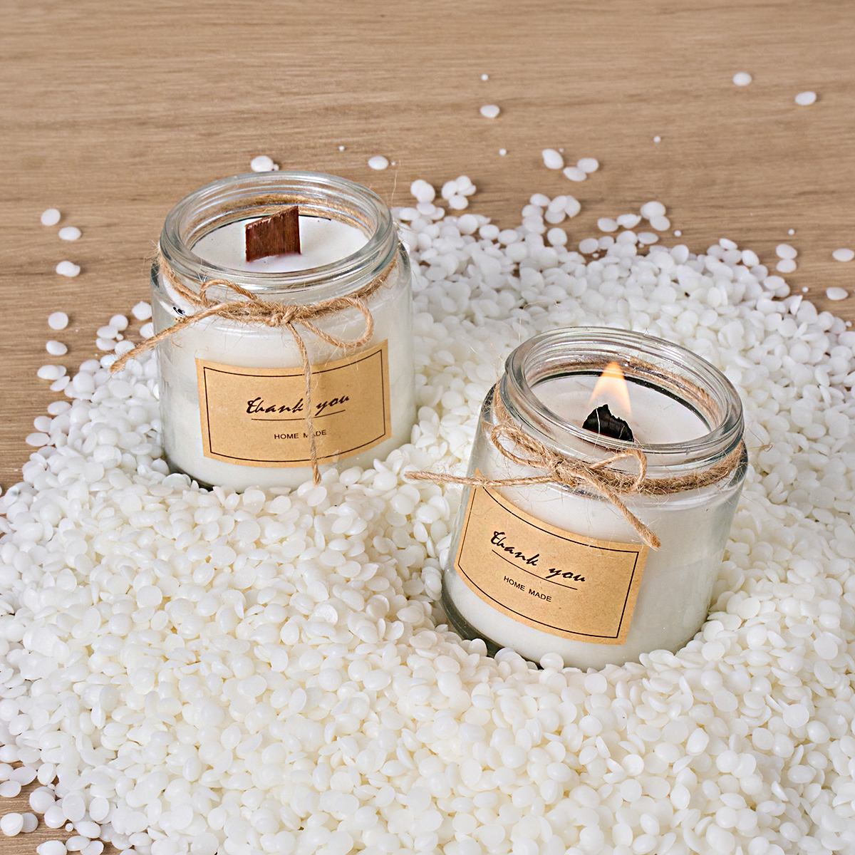 500g/1000g Natural Soy Wax DIY - Candle Making Soy Wax recension och pris
