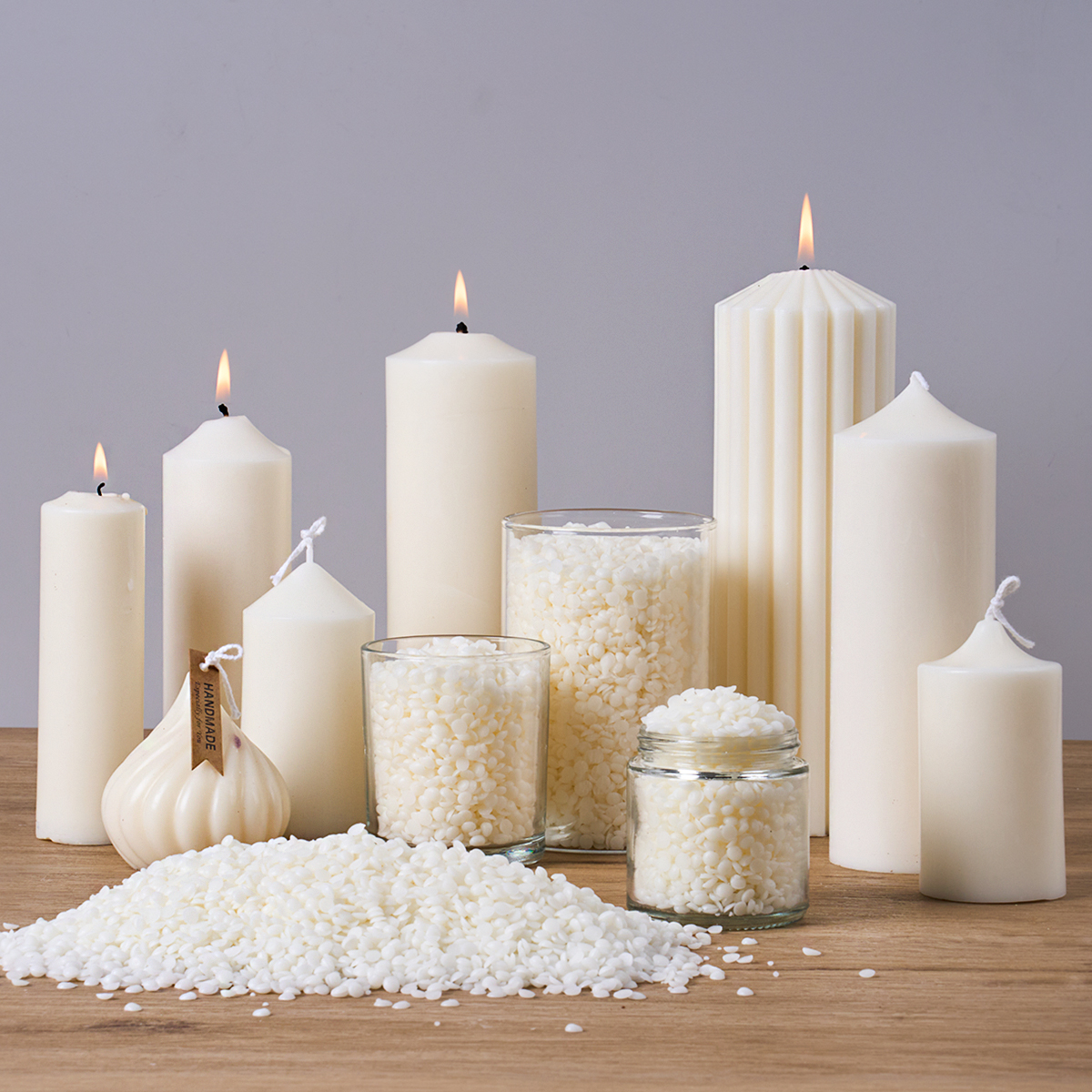 500g/1000g Natural Soy Wax DIY - Candle Making Soy Wax recension och pris