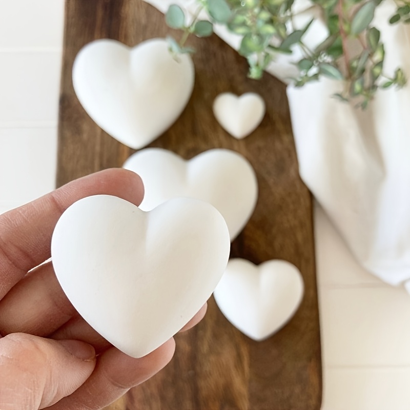 5pcs Heart-Shaped Gypsum Candl - Candle Making Moulds recension och pris