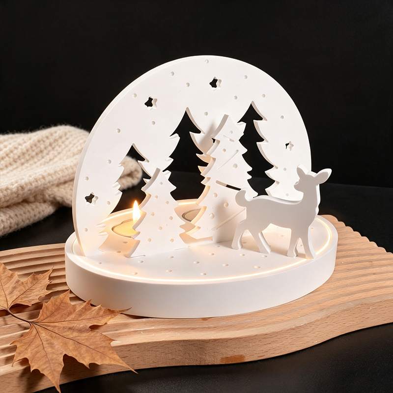 Christmas Elk Tealight Candle  - Candle Making Kits recension och pris