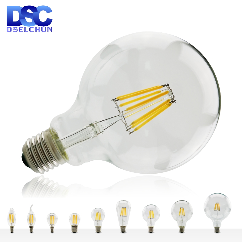 LED Filament Bulb E27 E14 Retr - Candle Making Glass recension och pris