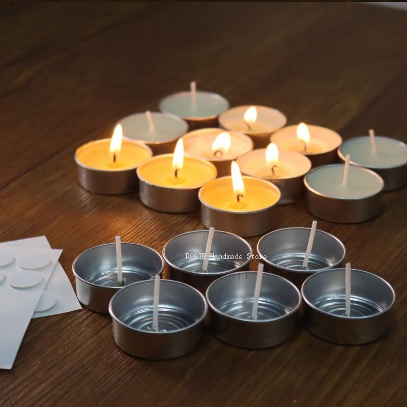 Empty Tea Wax Circular Aluminu - Candle Making Soy Wax recension och pris