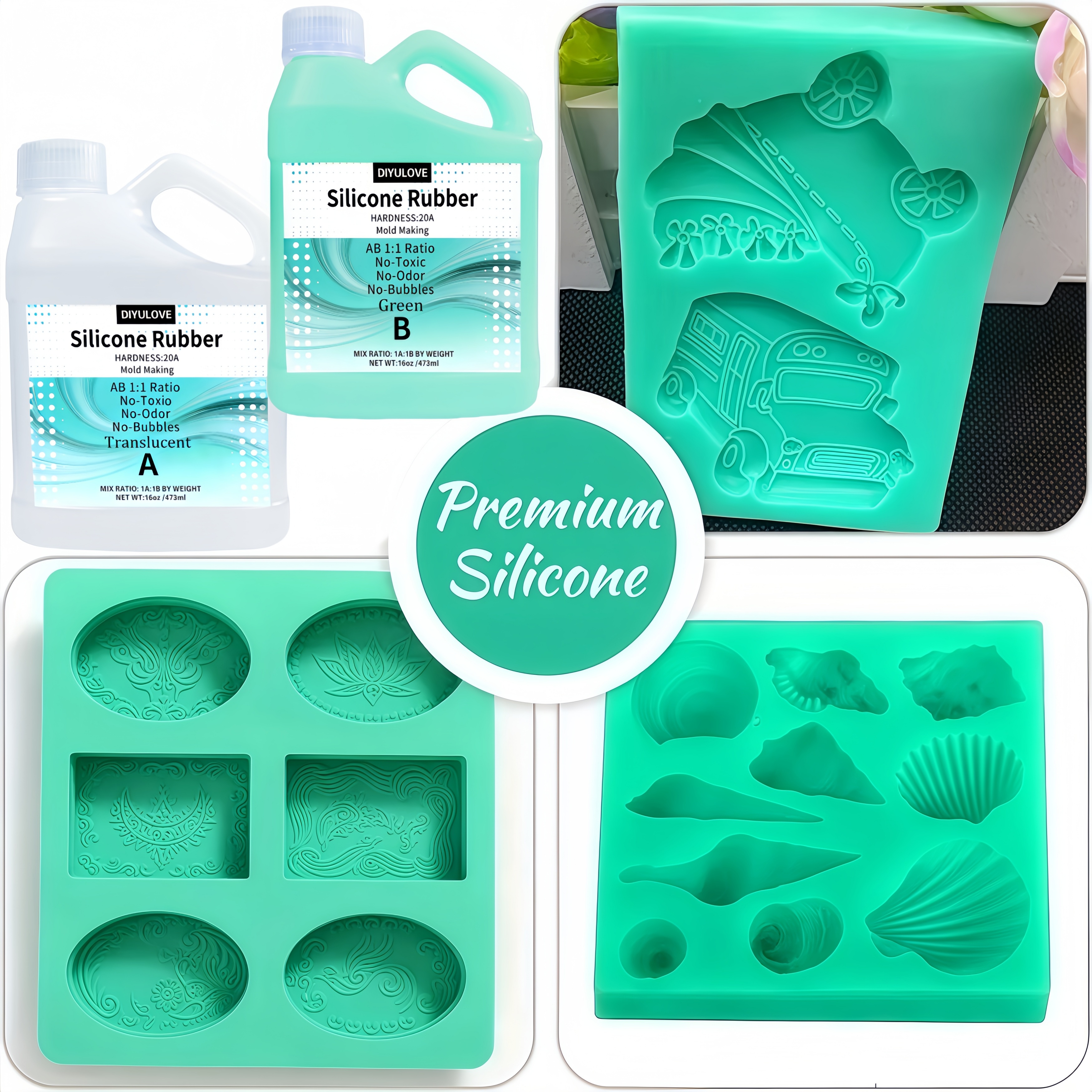Super Elastic 15A Liquid Silic - Candle Making Kits recension och pris