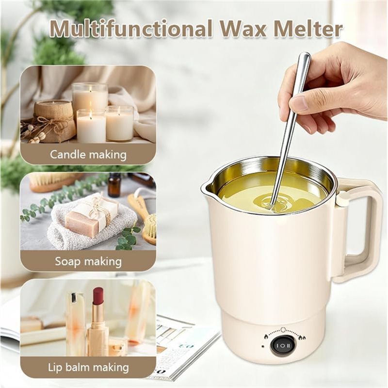 A47U Electric Wax Melting Pot  - Candle Making Thermometer recension och pris