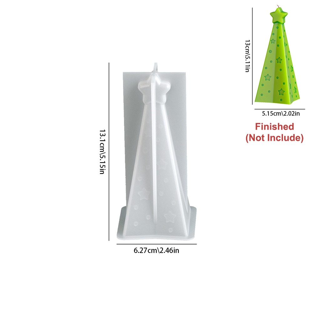 Silicone Christmas Cone Candle - Candle Making Kit Xmas recension och pris