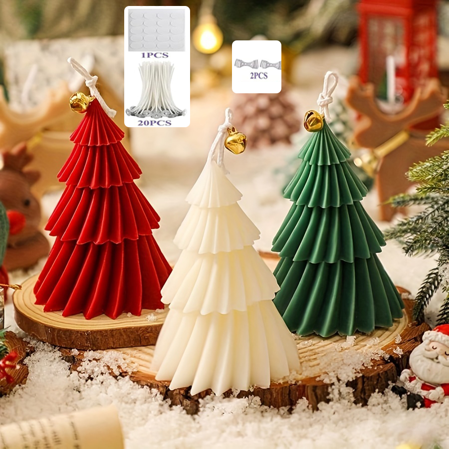 Christmas Tree Silicone Candle - Candle Making Kit Xmas recension och pris