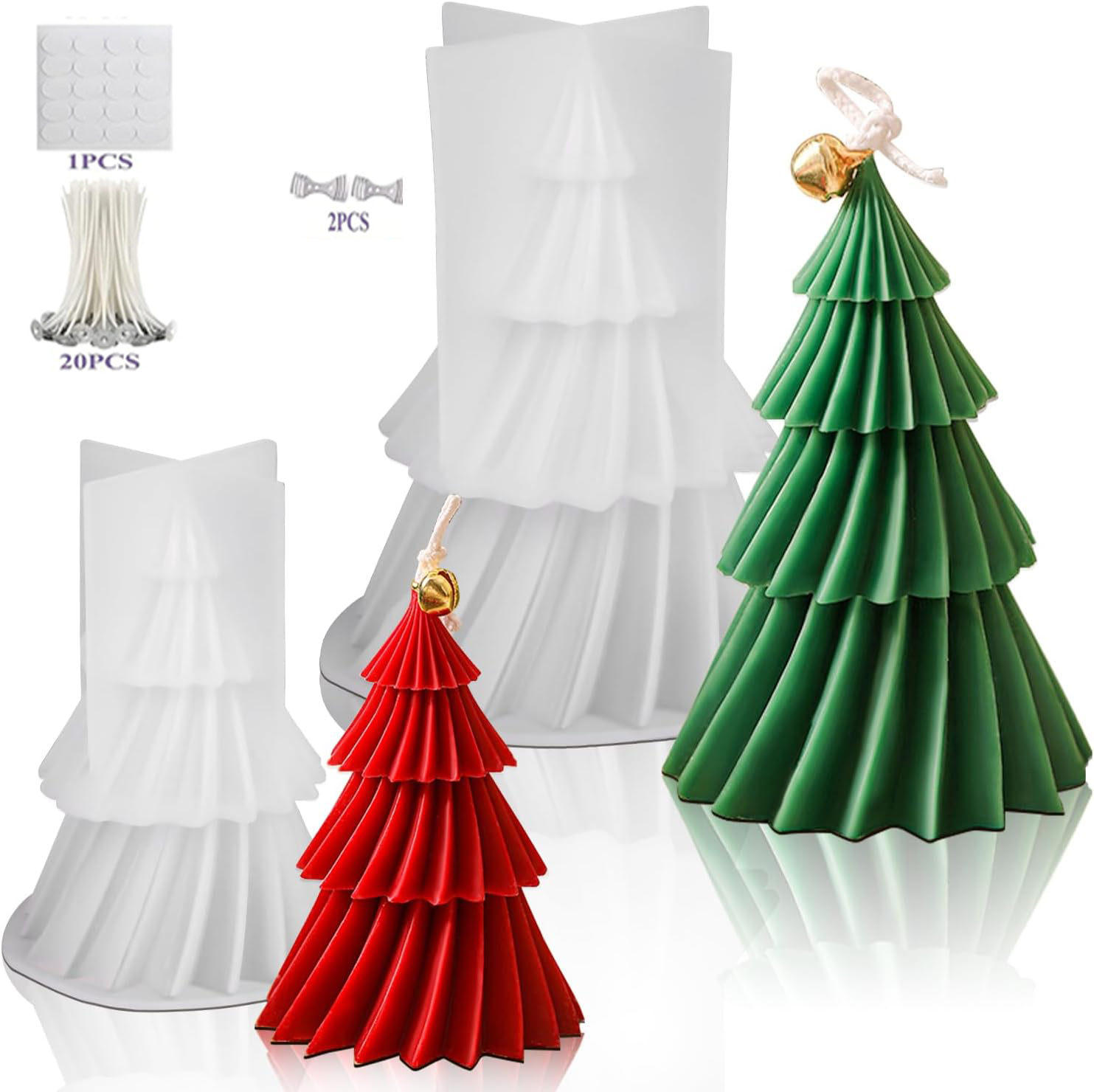 Christmas Tree Silicone Candle - Candle Making Kit Xmas recension och pris