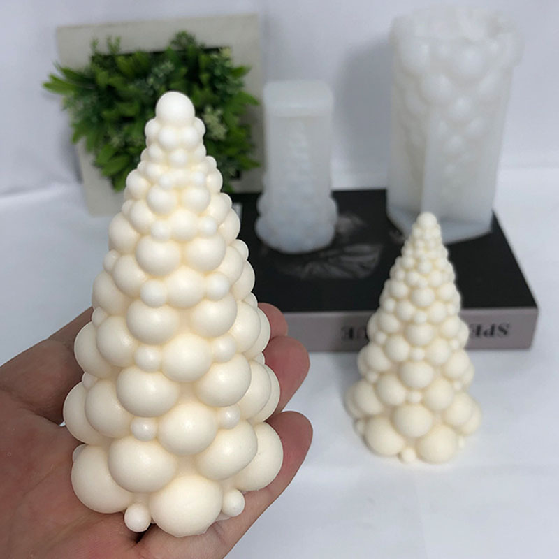 3D Bubble Christmas Tree Silic - Candle Making Kit recension och pris