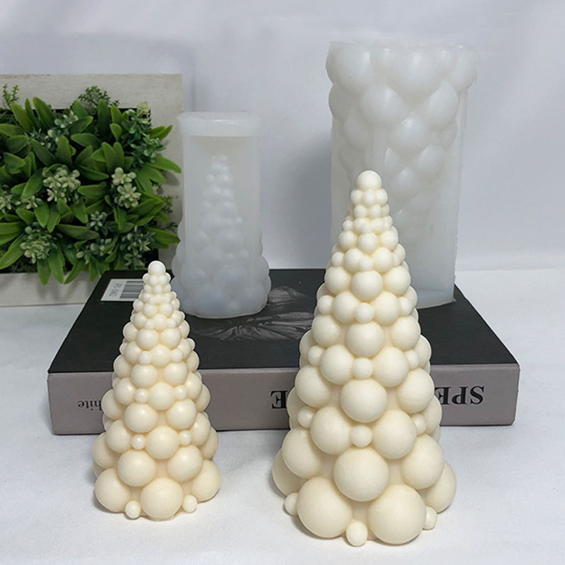 3D Bubble Christmas Tree Silic - Candle Making Kit recension och pris