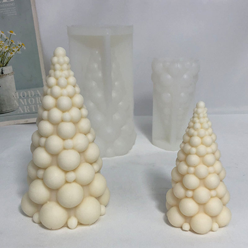 3D Bubble Christmas Tree Silic - Candle Making Kit recension och pris