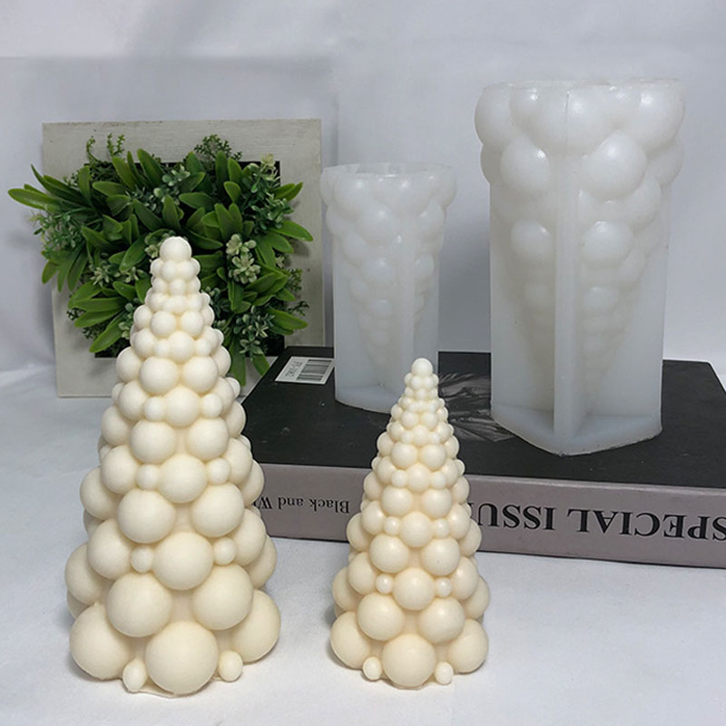 3D Bubble Christmas Tree Silic - Candle Making Kit recension och pris