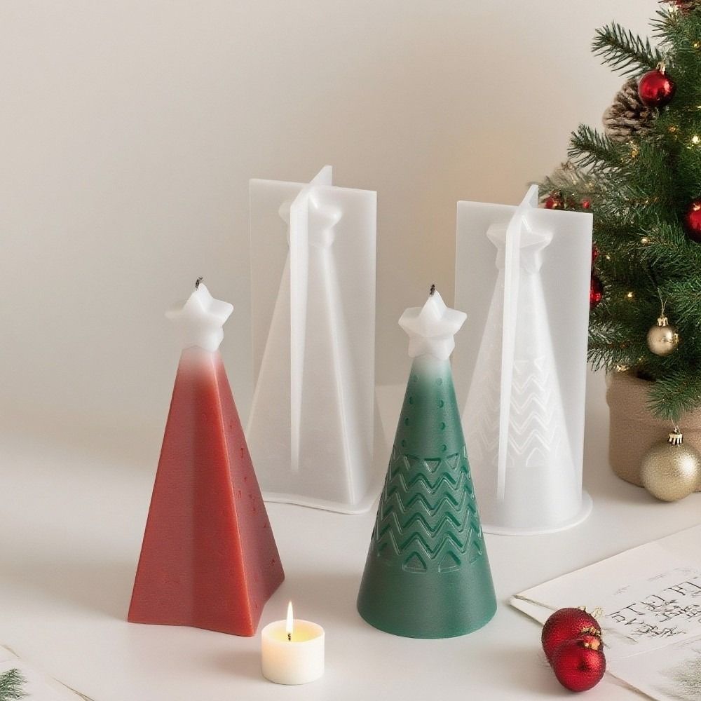 Silicone Christmas Cone Candle - Candle Making Kit Xmas recension och pris