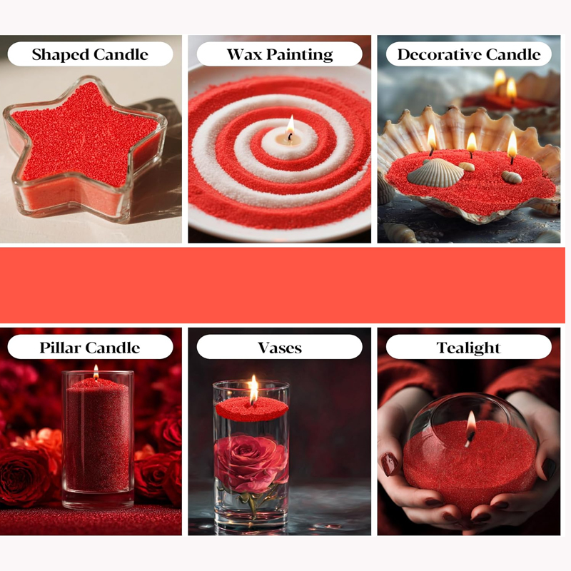 100G Green White Red Sand Pear - Candle Making Kits recension och pris