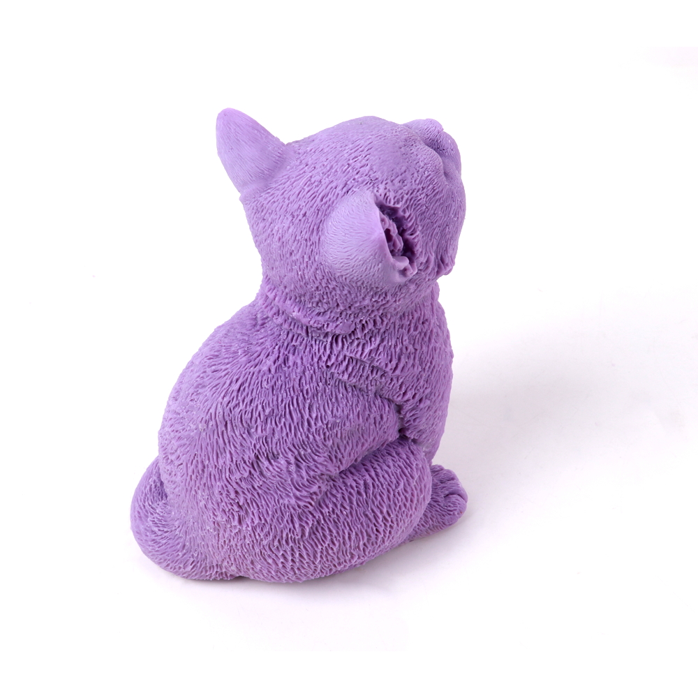 Cute Sitting Cat Candle Silico - Candle Making Soy Wax recension och pris