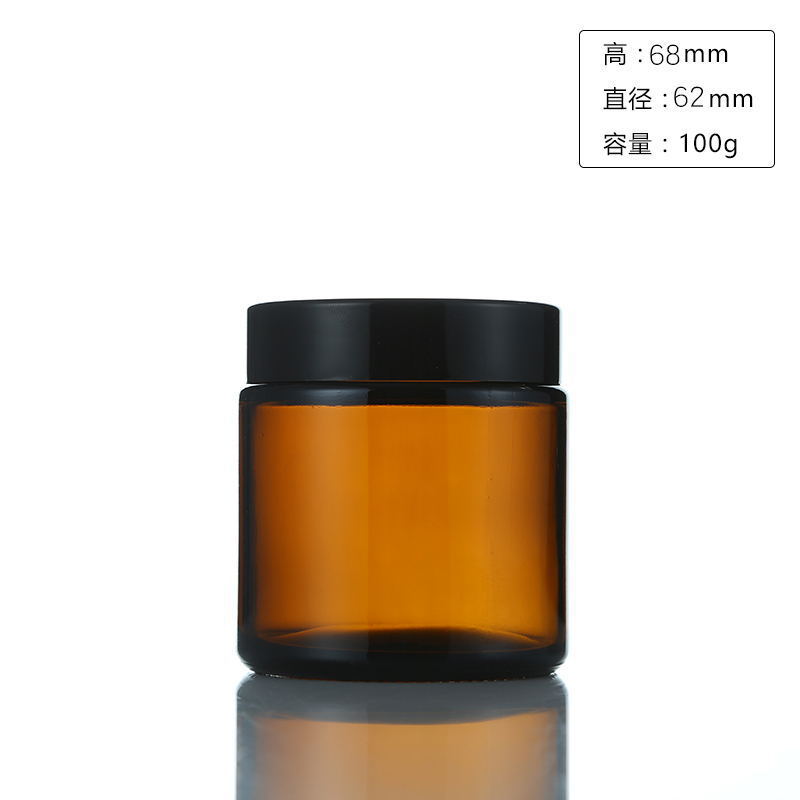 6pc 100/250ml Amber Glass Cand - Candle Making Glass recension och pris