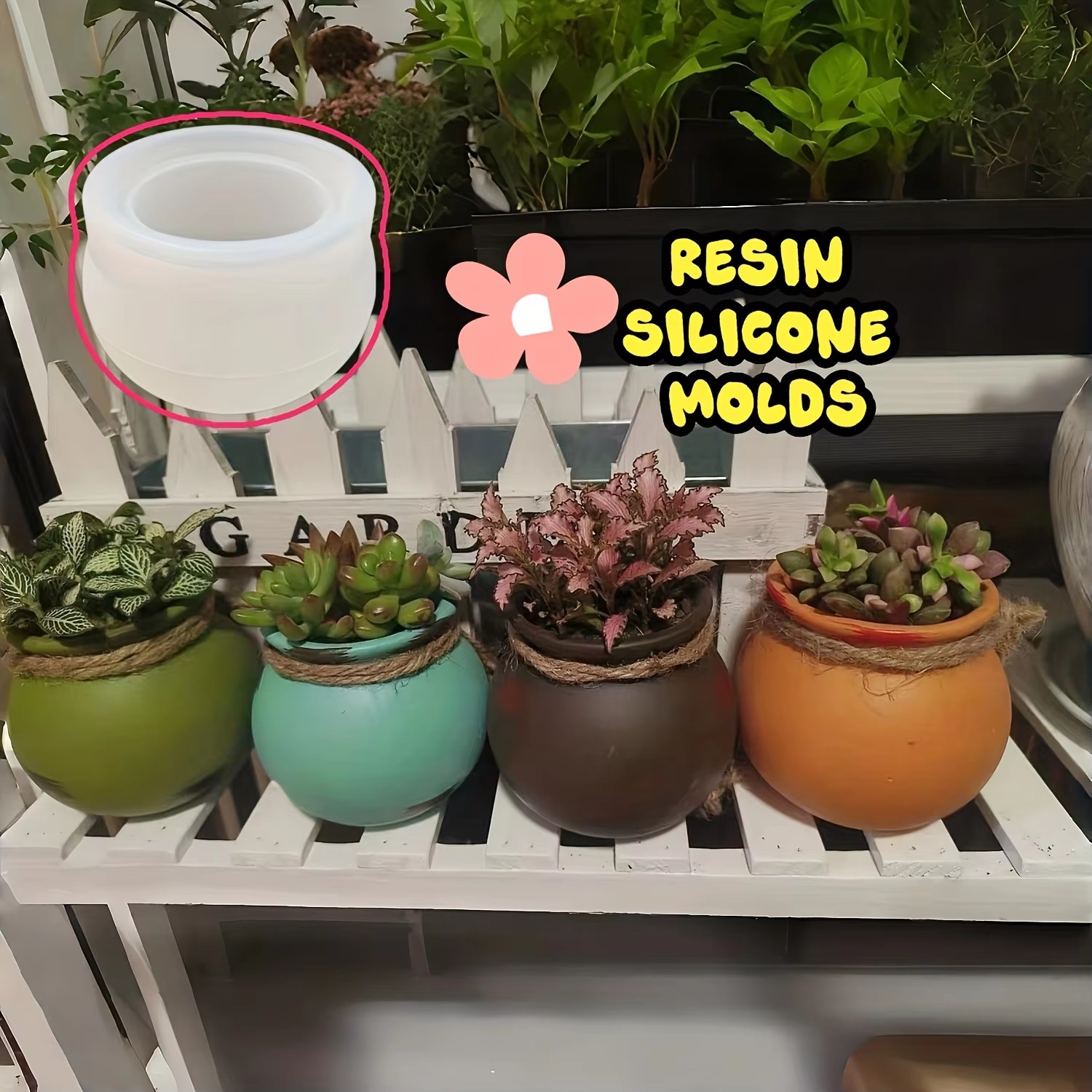 Silicone Flower Pot Molds, Res - Candle Making Moulds recension och pris