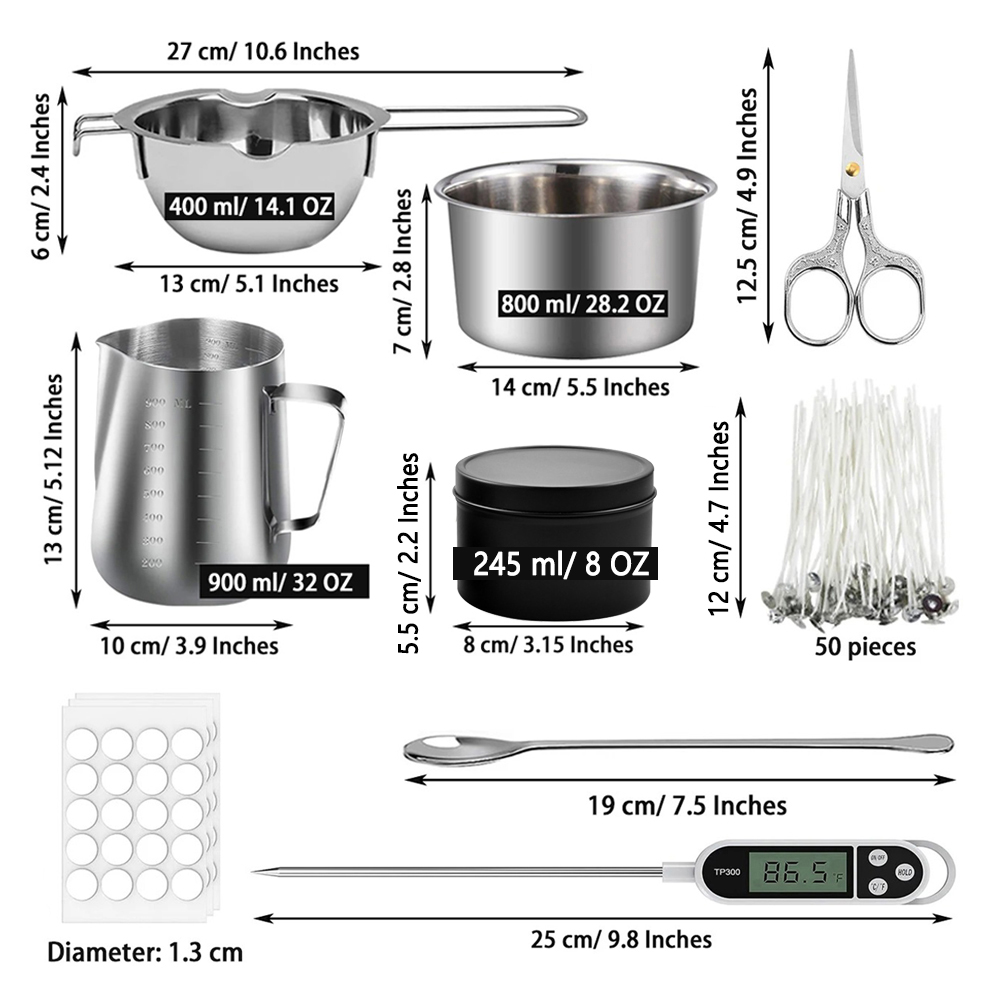 Glintmos DIY Candle Making Kit - Candle Making Kits recension och pris