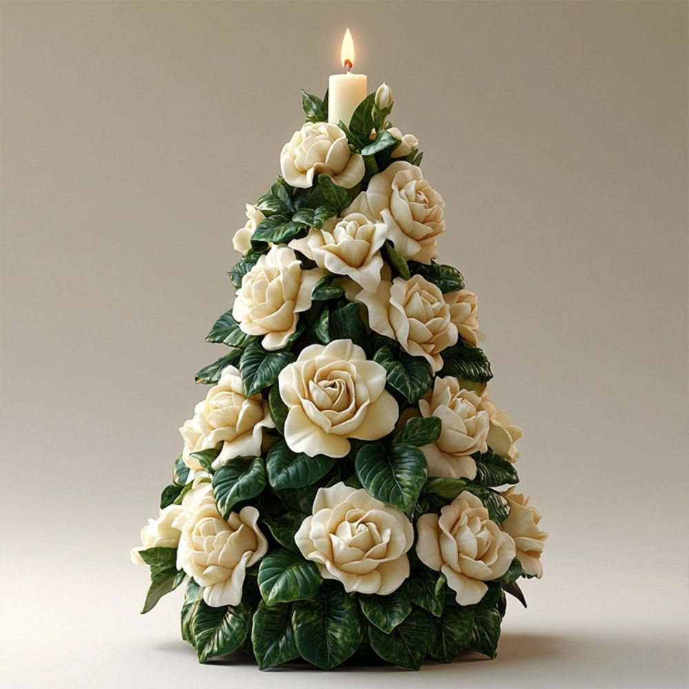 New Rose Christmas Tree Candle - Candle Making Kit Xmas recension och pris