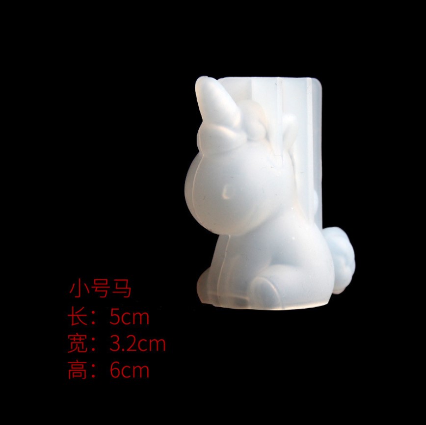 Transparent Unicorn Silicone E - Candle Making Moulds recension och pris