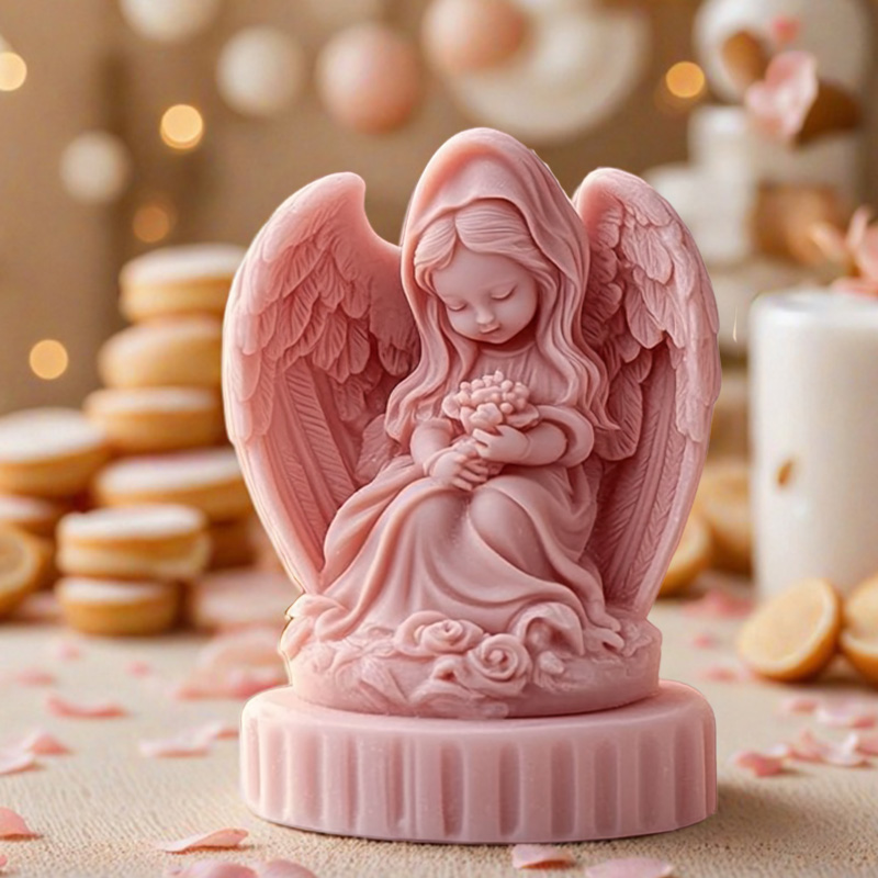 3D cute couple angel candle mo - Candle Making Thermometer recension och pris