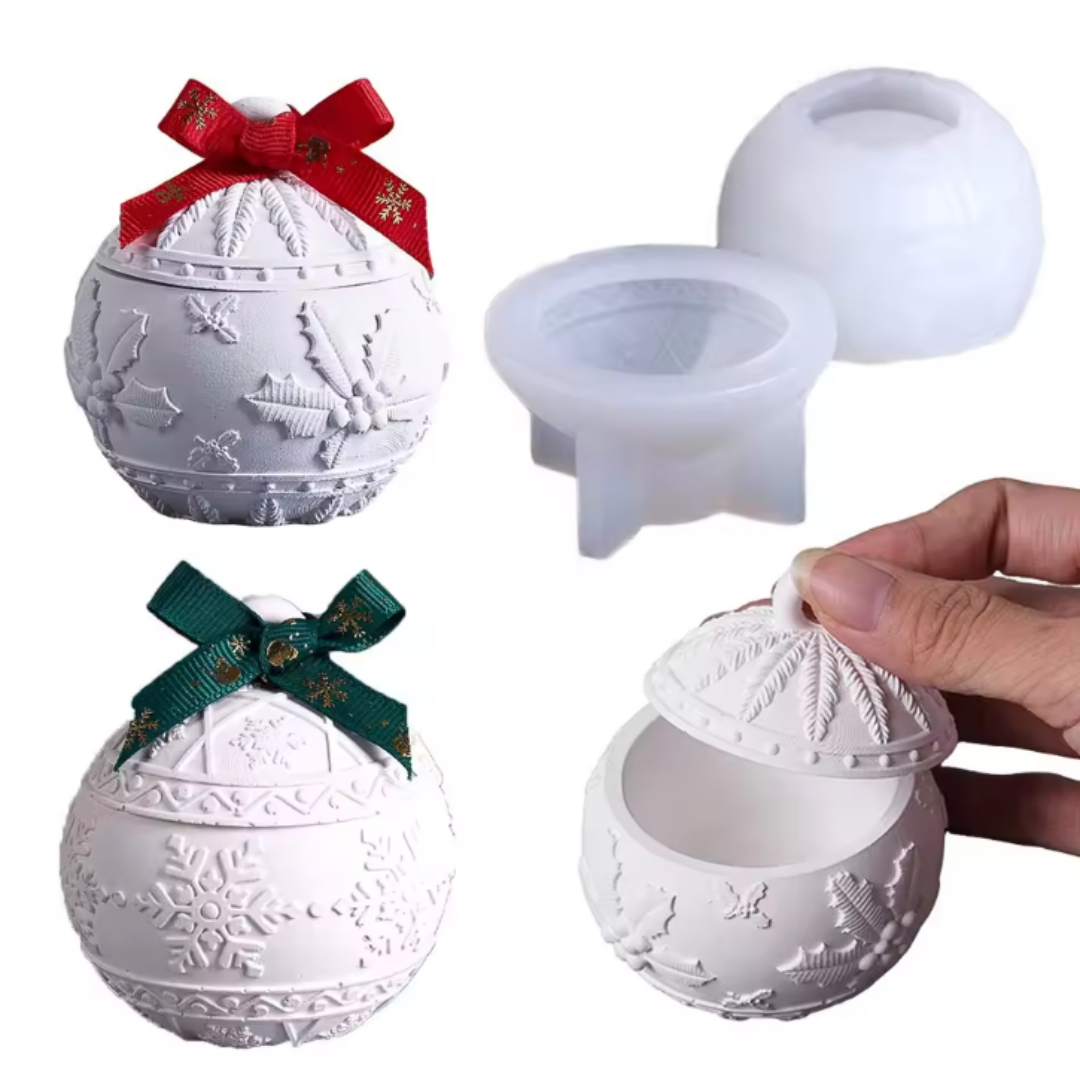 Christmas Round Ball Candle Ja - Candle Making Kit Xmas recension och pris