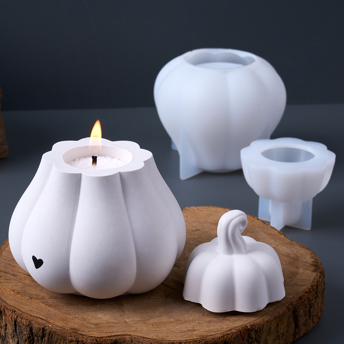 DIY Pumpkin Storage Box Silico - Candle Making Moulds recension och pris