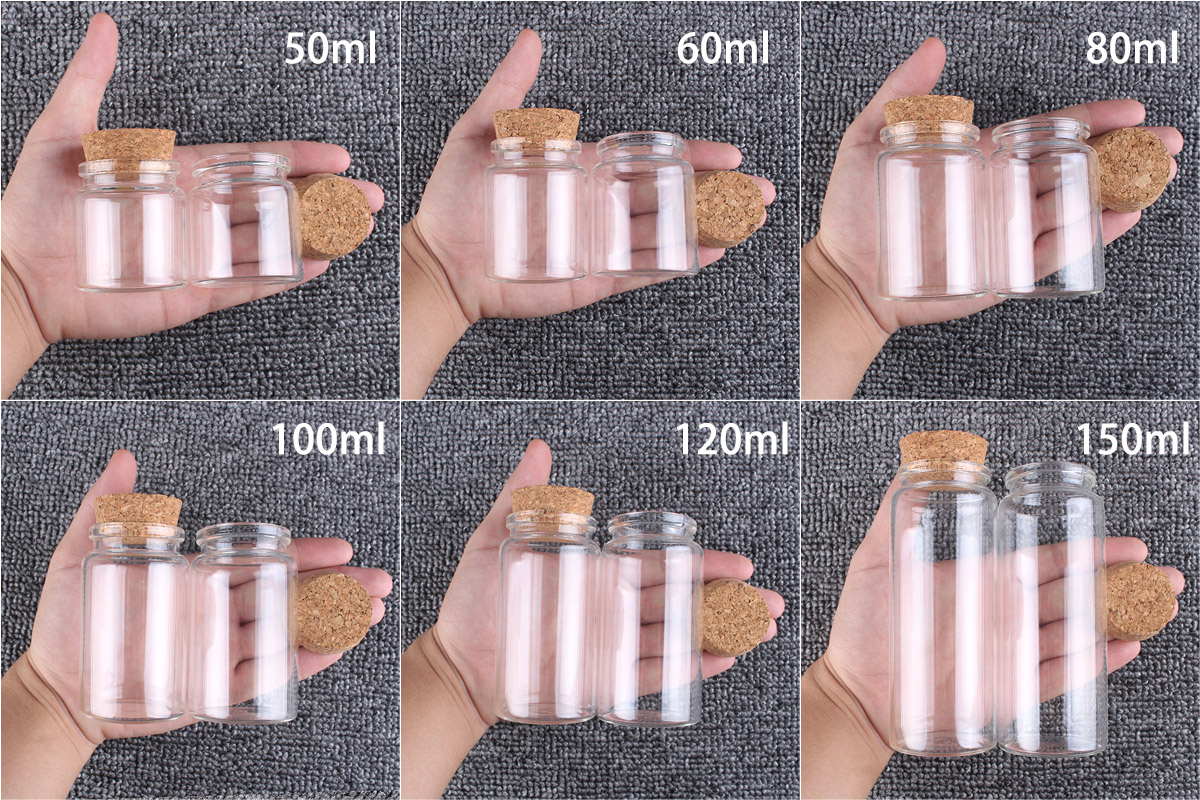 2pcs/lot 50ml 60ml 80ml 100ml  - Candle Making Glass recension och pris