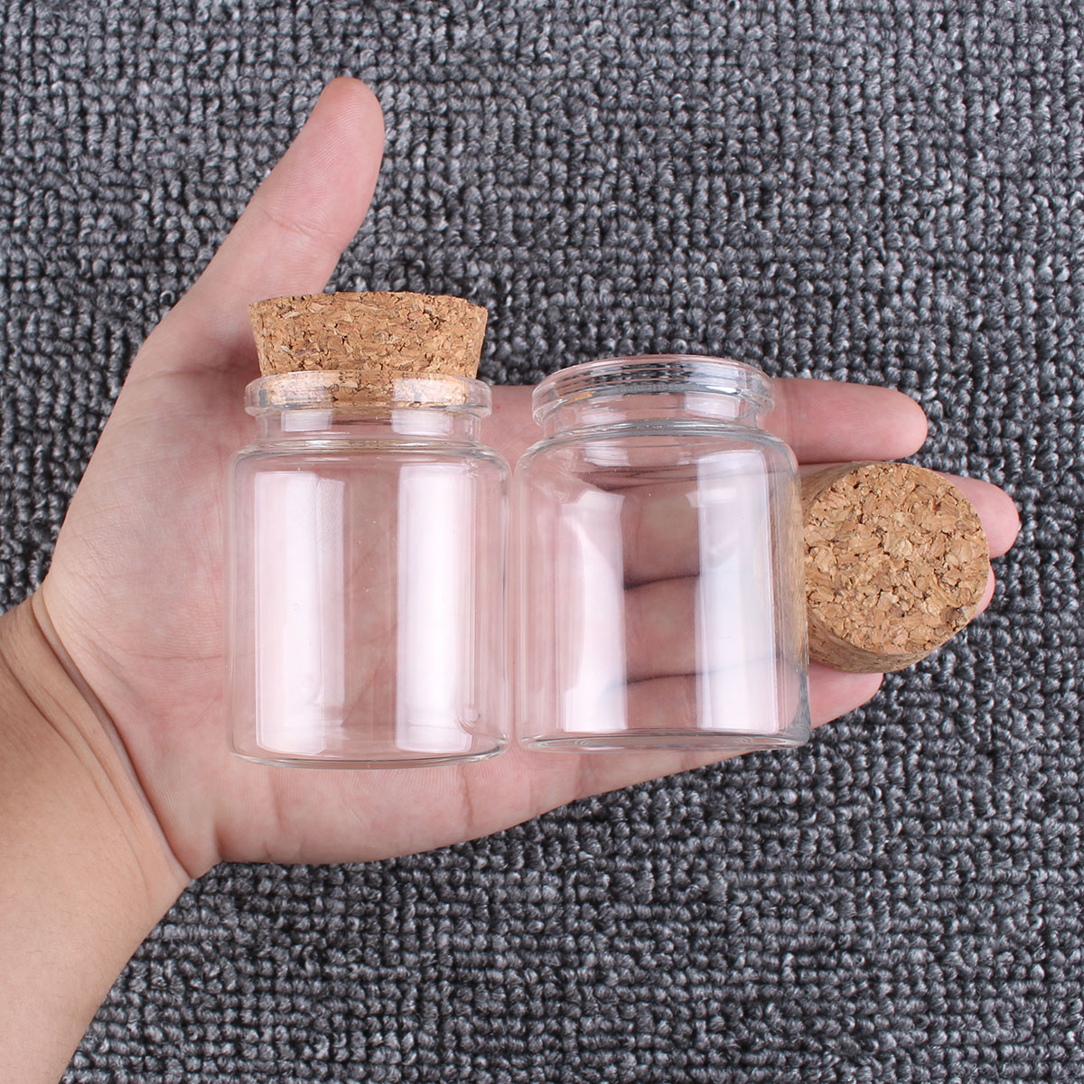 2pcs/lot 50ml 60ml 80ml 100ml  - Candle Making Glass recension och pris