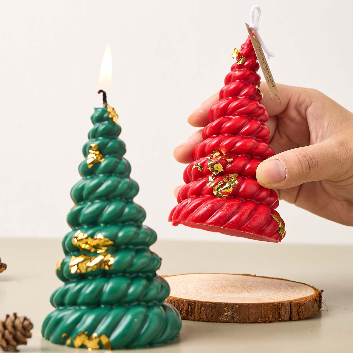 3D Hemps Rope Christmas Tree S - Candle Making Kit Xmas recension och pris