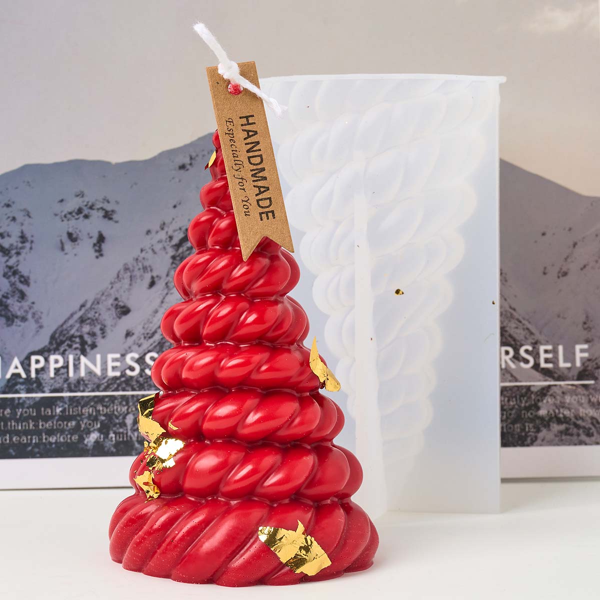 3D Hemps Rope Christmas Tree S - Candle Making Kit Xmas recension och pris