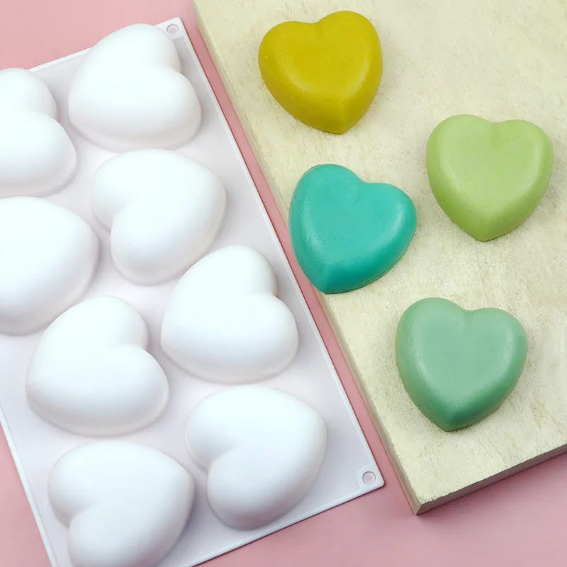 Love Heart Silicone Soap Mold  - Candle Making Kits recension och pris