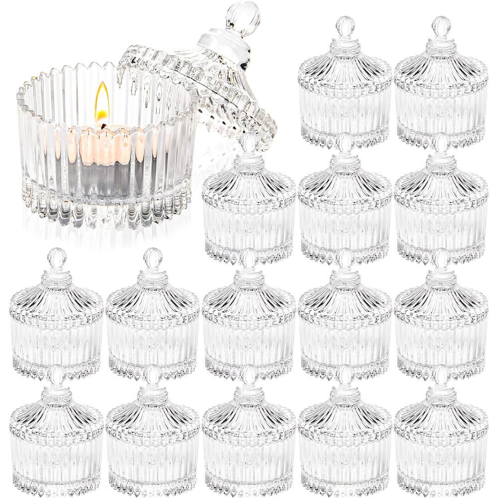 Votive Candle Holders with Lid - Candle Making Glass recension och pris