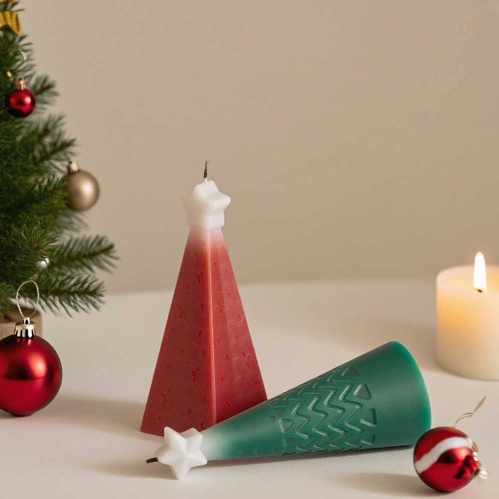 Silicone Christmas Cone Candle - Candle Making Kit Xmas recension och pris