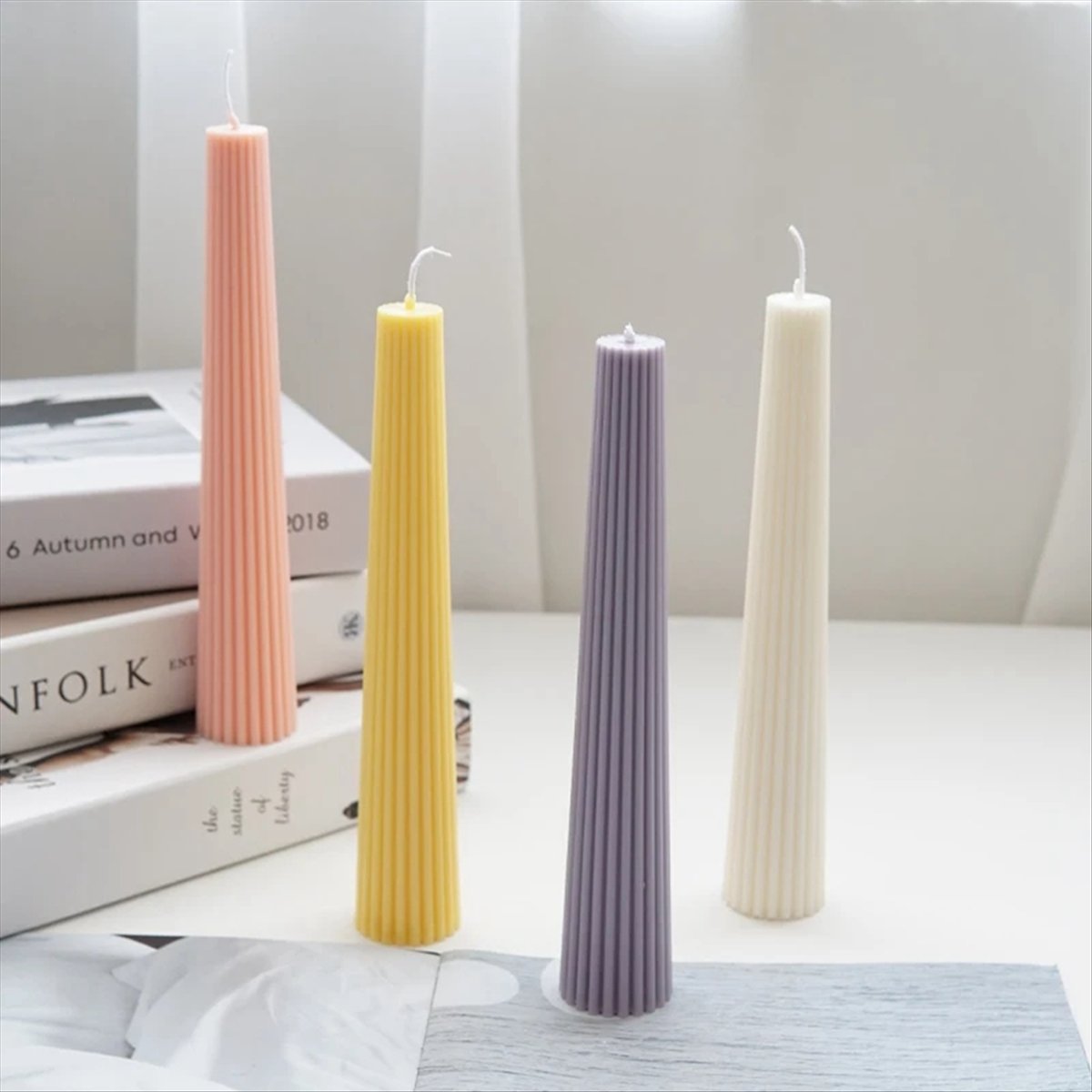 *ABAB Striped Long Pole Column - Candle Making Kits recension och pris