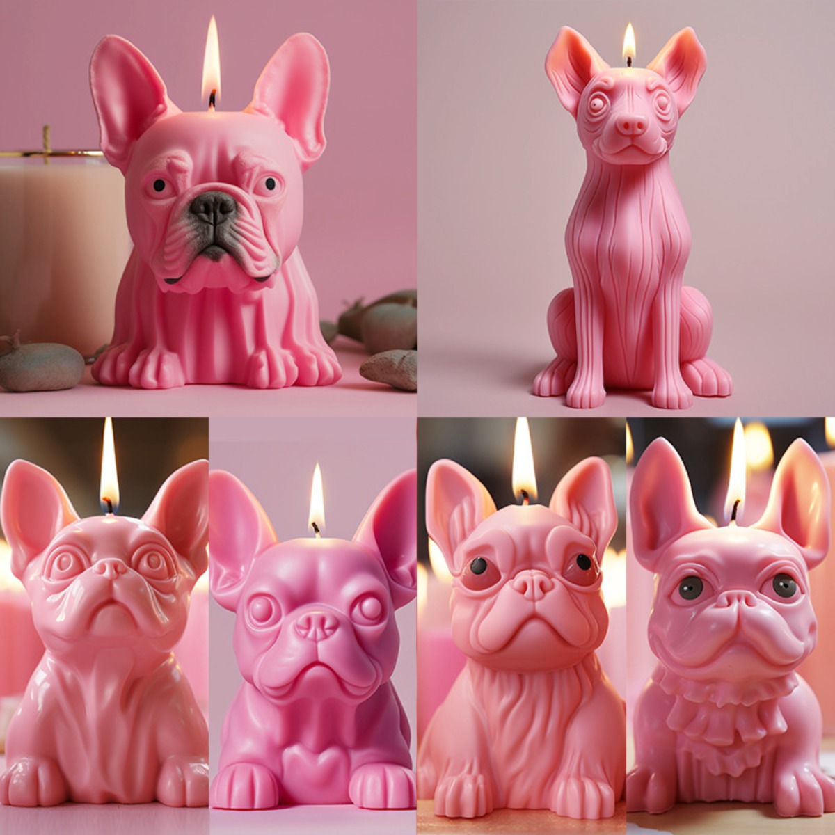 Pekingese Puppy Pug Animal Can - Candle Making Kit recension och pris