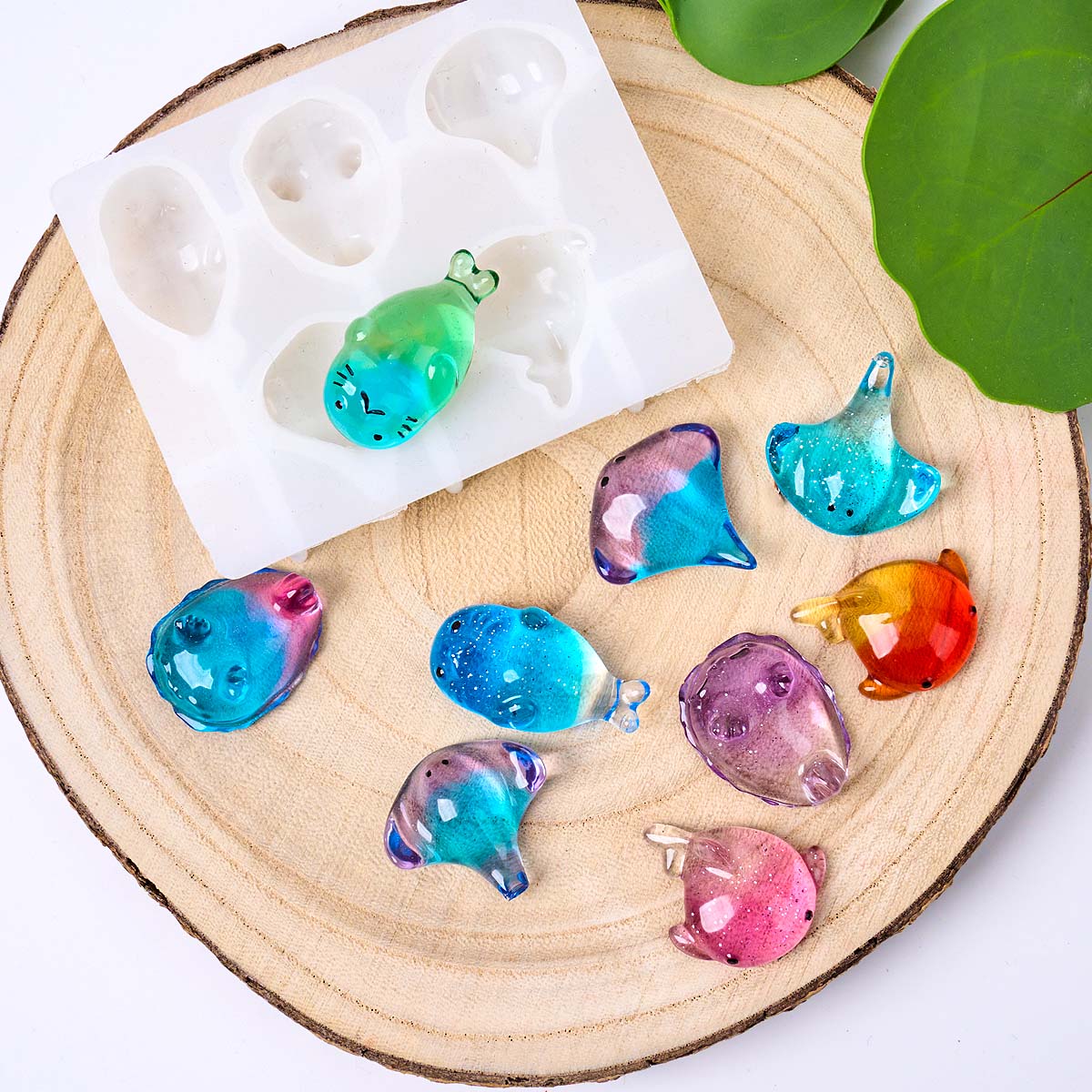 3D Healing Kawaii Manta Ray Wh - Candle Making Moulds recension och pris