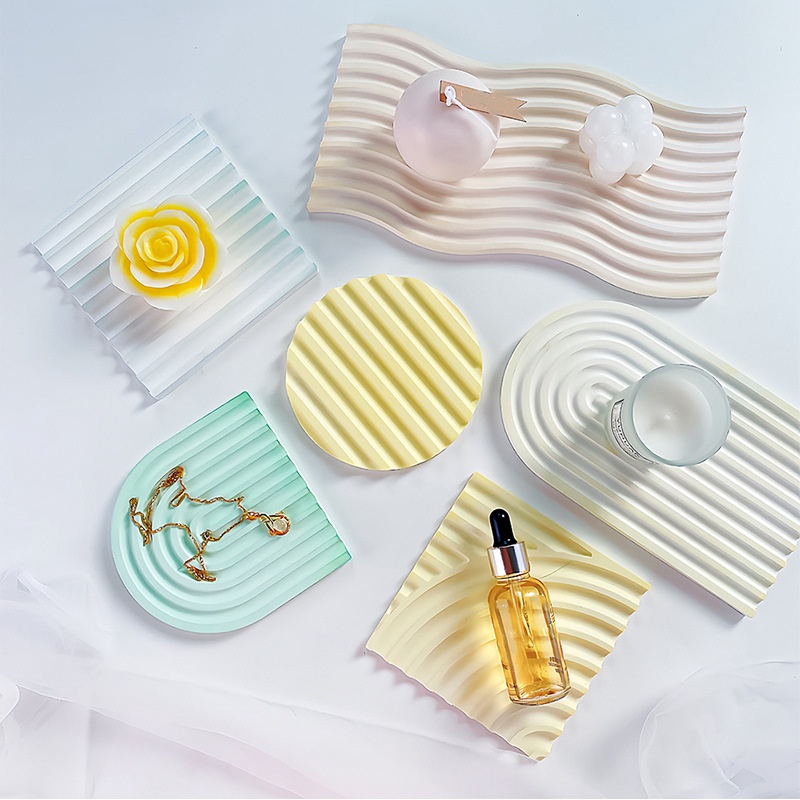 DIY Striped Wave Tray Mold For - Candle Making Moulds recension och pris