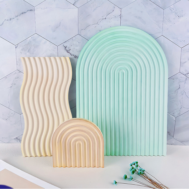 DIY Striped Wave Tray Mold For - Candle Making Moulds recension och pris