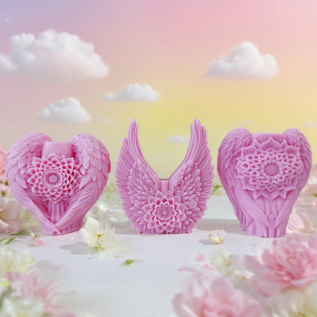 Flowers Wing Handmade Candle M - Candle Making Soy Wax recension och pris