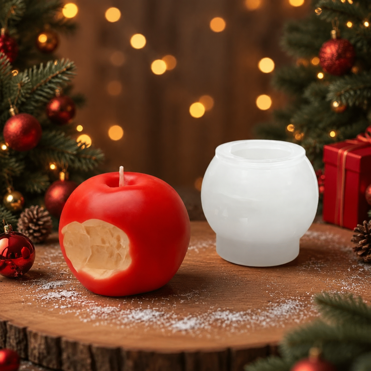 3D Apple Silicone Candle Molds - Candle Making Kit recension och pris